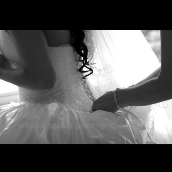 Wedding gown custom made ballgown - Picture 3 of 5